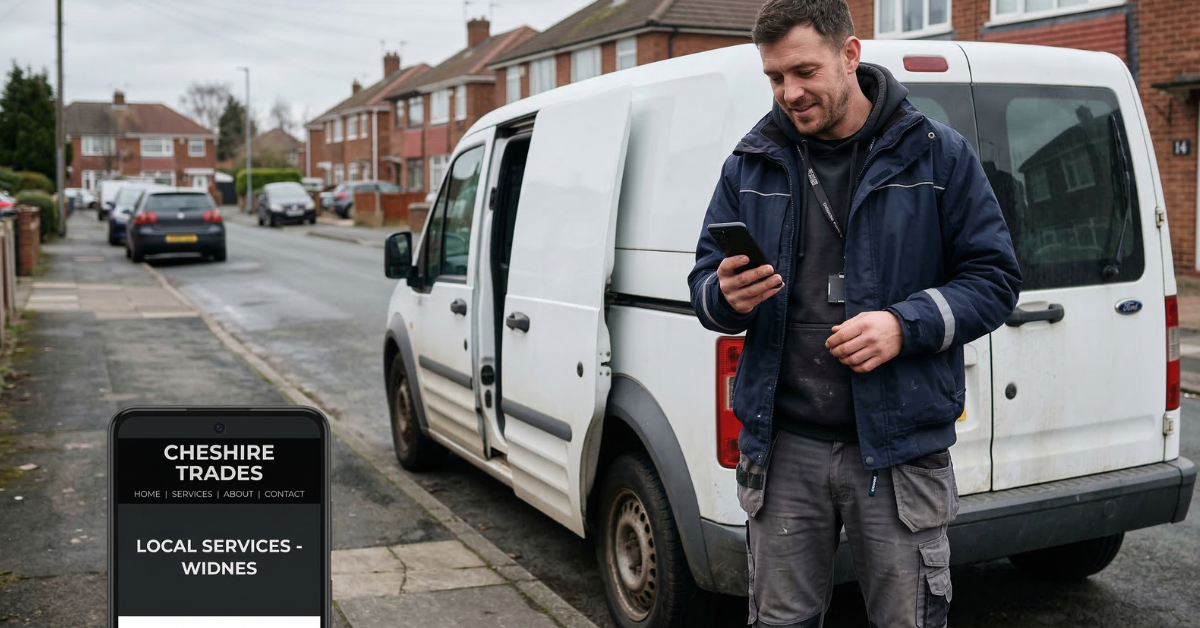 Dedicated service pages on a small business website helping generate local enquiries from Google